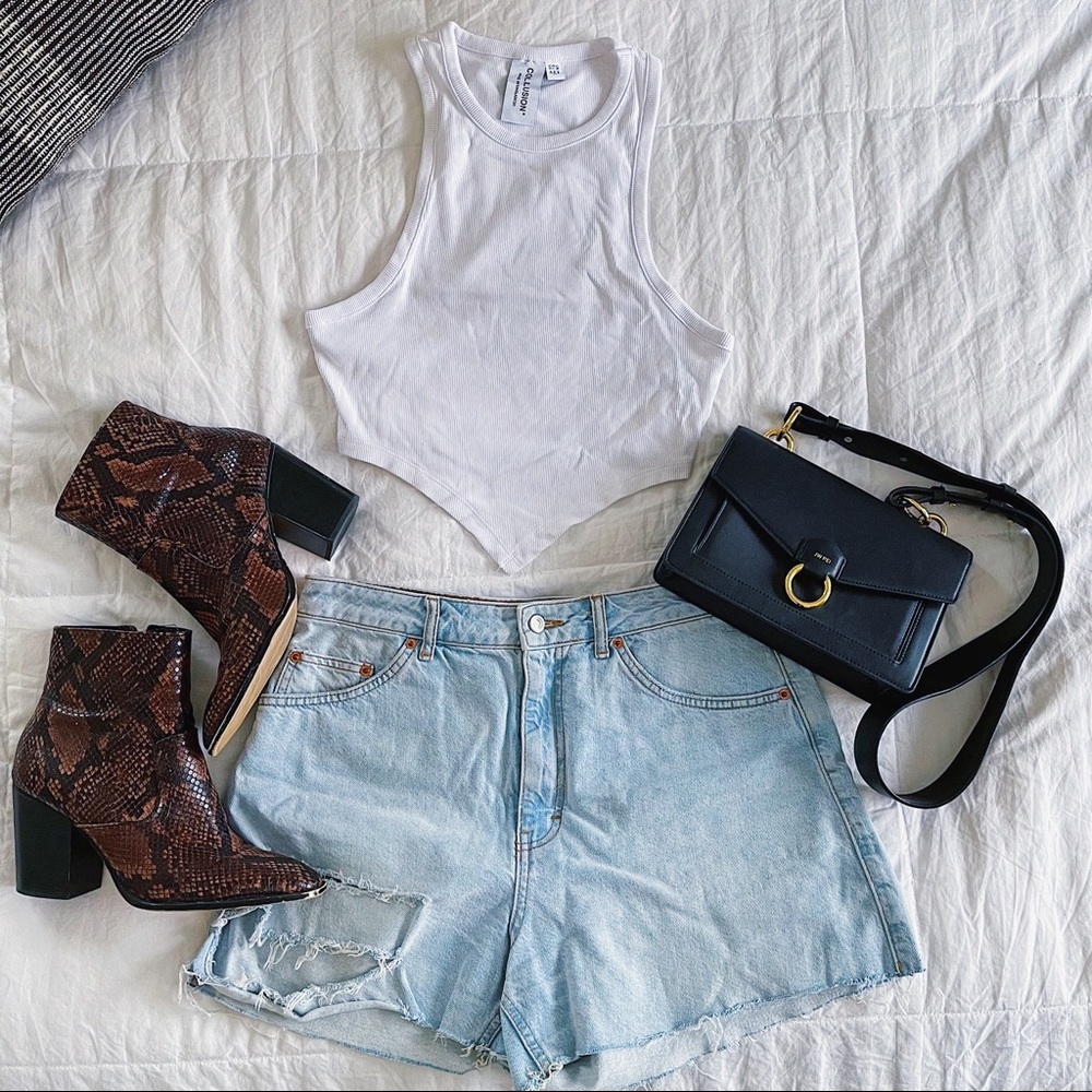 ASOS Collusion Hanky Hem Tank